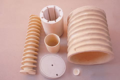Various feeders and cores used in casting industry