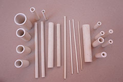 Ceramic rollers for resistors